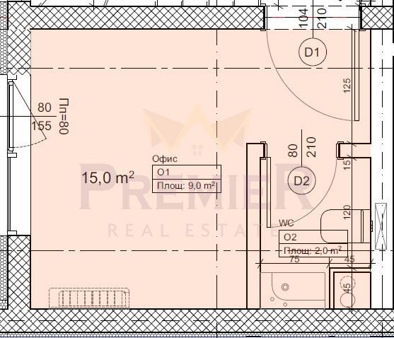 Офис в Варна, Лятно кино Тракия - 20 кв.м за 3110 €/кв.м - Снимка #1