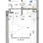 Едностаен апартамент в Пловдив, Южен - 40 кв.м за 656 €/кв.м - Снимка #1