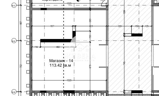 Магазин в Варна, Окръжна болница - 133 кв.м за 1896 €/кв.м - Снимка #1