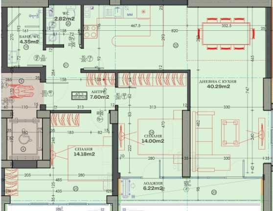 Тристаен апартамент в Пловдив, Тракия - 129 кв.м за 1154 €/кв.м - Снимка #1
