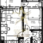 Двустаен апартамент в Пловдив, Остромила - 61 кв.м за 1089 €/кв.м - Снимка #1