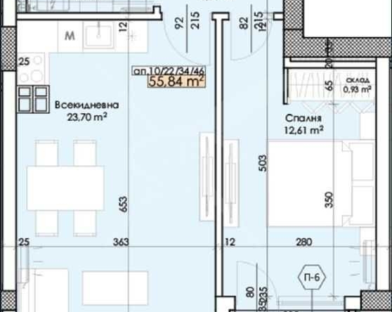 Двустаен апартамент в Пловдив, Тракия - 65 кв.м за 750 €/кв.м - Снимка #1