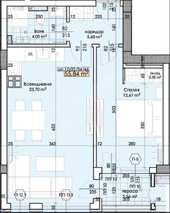 Двустаен апартамент в Пловдив, Тракия - 65 кв.м за 1470 €/кв.м - Снимка #1