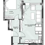 Двустаен апартамент в Пловдив, Христо Смирненски - 75 кв.м за 1248 €/кв.м - Снимка #1