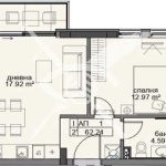 Двустаен апартамент в с. Равда, Област Бургас - 62 кв.м за 1155 €/кв.м - Снимка #1