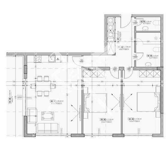 Тристаен апартамент в Пловдив, Христо Смирненски - 109 кв.м за 1259 €/кв.м - Снимка #1
