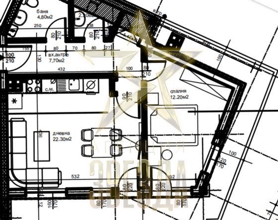 Двустаен апартамент в Пловдив, Остромила - 107 кв.м за 1086 €/кв.м - Снимка #1