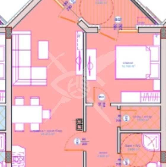Двустаен апартамент в Бургас, Сарафово - 69 кв.м за 1280 €/кв.м - Снимка #1