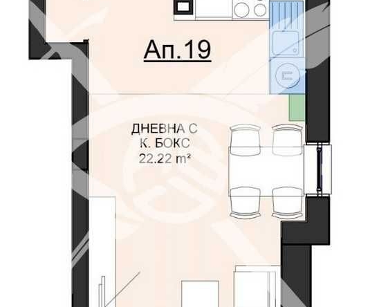 Едностаен апартамент в София, Малинова долина - 53 кв.м за 2265 €/кв.м - Снимка #1