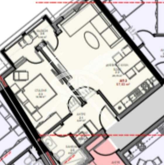 Двустаен апартамент в Поморие - 71 кв.м за 892 €/кв.м - Снимка #1