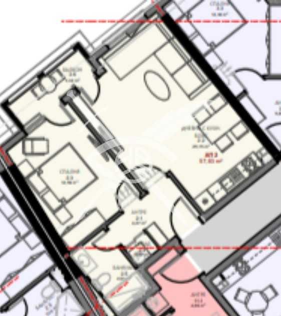 Двустаен апартамент в Поморие - 71 кв.м за 892 €/кв.м - Снимка #1