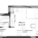 Едностаен апартамент в Пловдив, Кючук Париж - 44 кв.м за 1270 €/кв.м - Снимка #1