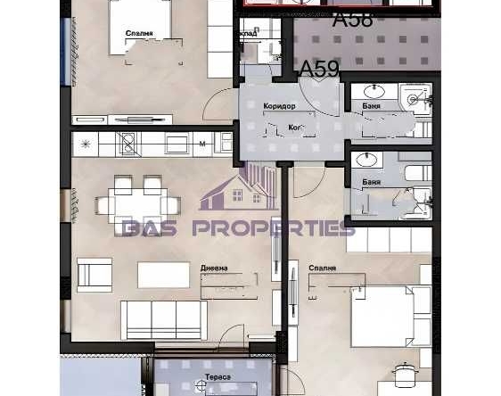 Тристаен апартамент в София, Център - 87 кв.м за 1704 €/кв.м - Снимка #1