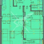 Двустаен апартамент в Пловдив, Тракия - 77 кв.м за 1107 €/кв.м - Снимка #1