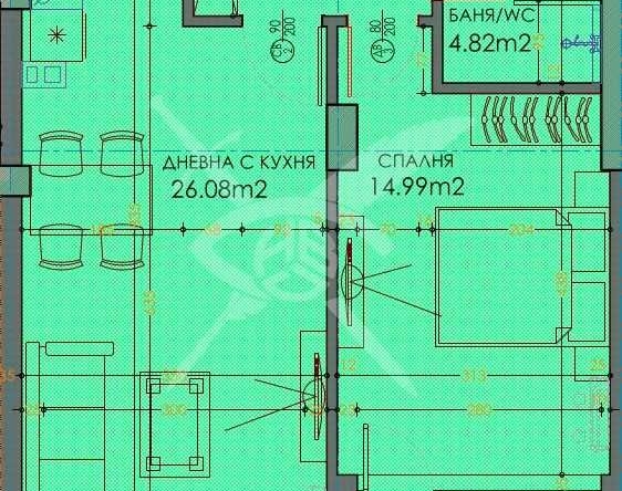 Двустаен апартамент в Пловдив, Тракия - 77 кв.м за 1107 €/кв.м - Снимка #1