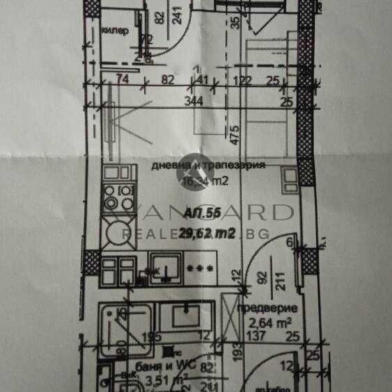 Едностаен апартамент в Пловдив, Христо Смирненски - 36 кв.м за 1660 €/кв.м - Снимка #1