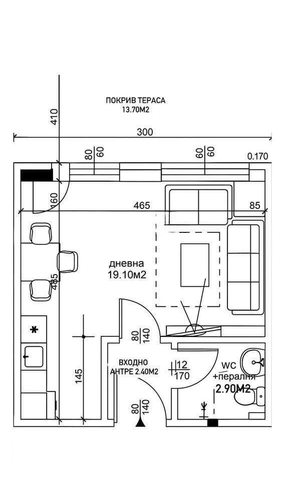 Едностаен апартамент в Пловдив, Остромила - 49 кв.м за 1266 €/кв.м - Снимка #1