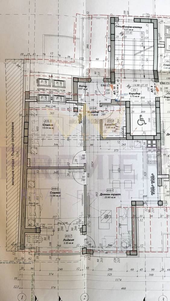 Тристаен апартамент в Варна, Зимно кино Тракия - 91 кв.м за 1160 €/кв.м - Снимка #1