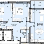 Тристаен апартамент в Пловдив, Тракия - 107 кв.м за 984 €/кв.м - Снимка #1