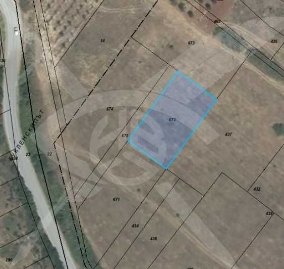 Парцел в Куклен - 1357 кв.м за 34 €/кв.м - Снимка #1