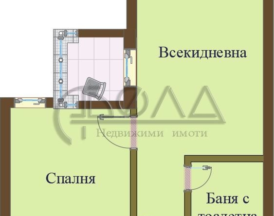 Двустаен апартамент в София, Люлин - център - 46 кв.м за 2283 €/кв.м - Снимка #1