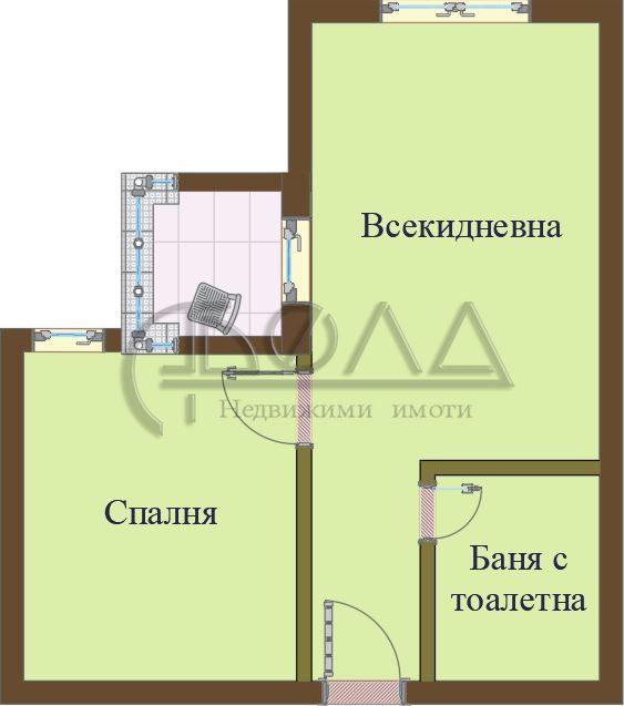 Двустаен апартамент в София, Люлин - център - 46 кв.м за 2283 €/кв.м - Снимка #1