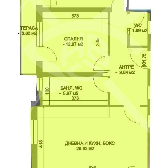Тристаен апартамент в Пловдив, Остромила - 121 кв.м за 434 €/кв.м - Снимка #1
