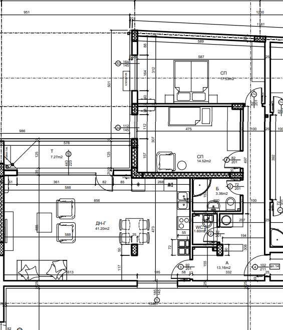 Тристаен апартамент в Пловдив, Център - 132 кв.м за 796 €/кв.м - Снимка #1