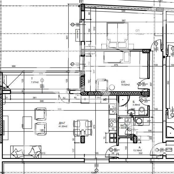 Тристаен апартамент в Пловдив, Център - 133 кв.м за 764 €/кв.м - Снимка #1