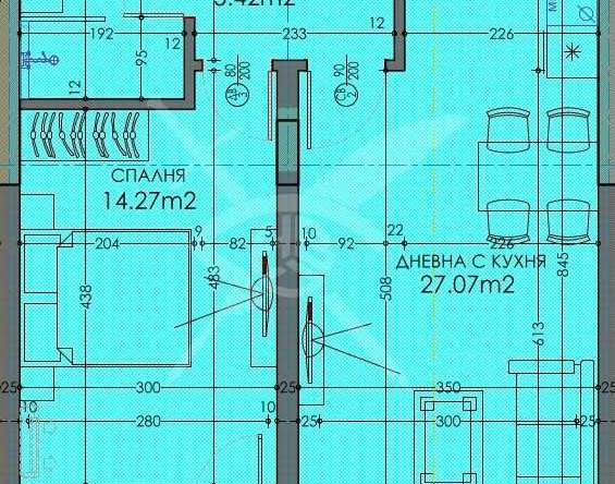 Двустаен апартамент в Пловдив, Тракия - 76 кв.м за 1105 €/кв.м - Снимка #1