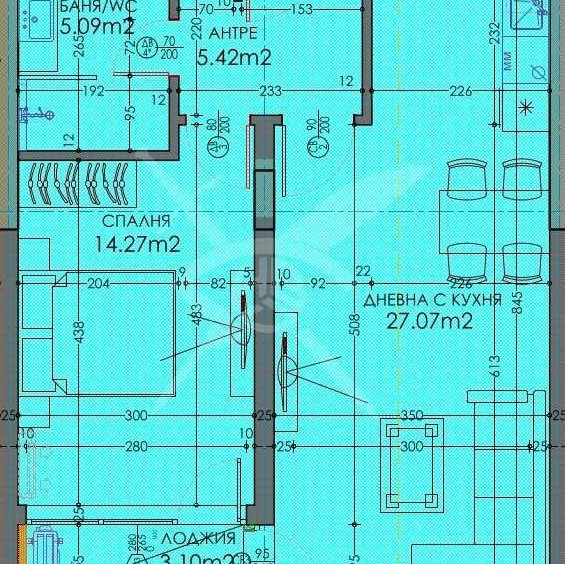 Двустаен апартамент в Пловдив, Тракия - 76 кв.м за 1105 €/кв.м - Снимка #1