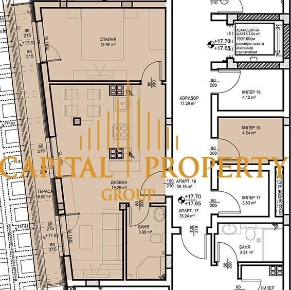 Двустаен апартамент в Варна, Цветен квартал - 79 кв.м за 1430 €/кв.м - Снимка #1