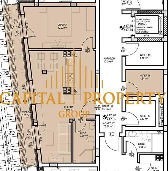 Двустаен апартамент в Варна, Цветен квартал - 79 кв.м за 1430 €/кв.м - Снимка #1