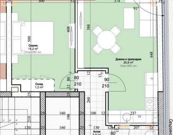 Двустаен апартамент в Пловдив, Център - 71 кв.м за 1006 €/кв.м - Снимка #1