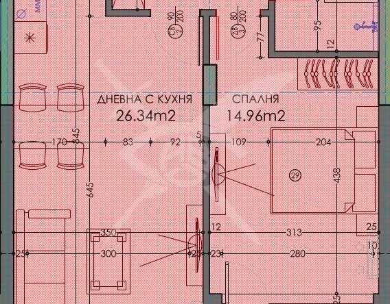 Двустаен апартамент в Пловдив, Тракия - 76 кв.м за 1105 €/кв.м - Снимка #1