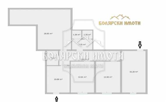 Дава се под наем Офис в Велико Търново, Център - 123 кв.м за 100000 € - Снимка #1