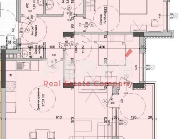 Тристаен апартамент в Бургас, Славейков - 98 кв.м за 1633 €/кв.м - Снимка #1