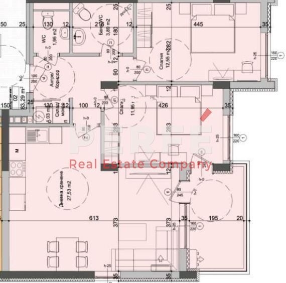 Тристаен апартамент в Бургас, Славейков - 98 кв.м за 1633 €/кв.м - Снимка #1