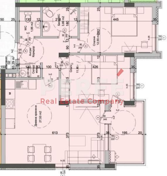 Тристаен апартамент в Бургас, Славейков - 98 кв.м за 1633 €/кв.м - Снимка #1