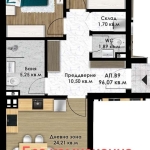 Тристаен апартамент в Пловдив, Остромила - 112 кв.м за 837 €/кв.м - Снимка #1