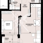 Двустаен апартамент в Бургас, Изгрев - 62 кв.м за 1226 €/кв.м - Снимка #1