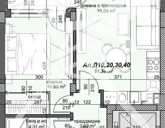Дава се под наем Двустаен апартамент в Пловдив, Тракия - 60 кв.м за 84106.65 € - Снимка #1