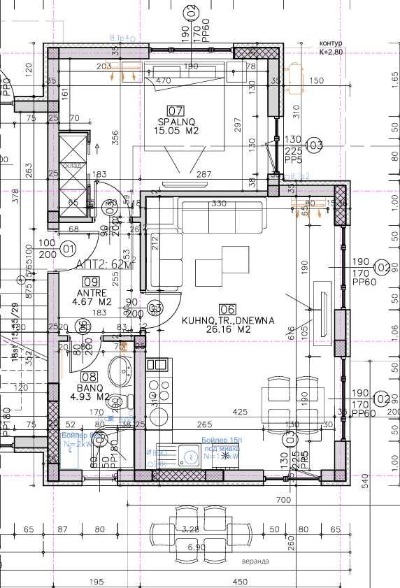 Двустаен апартамент в Пловдив, Беломорски - 70 кв.м за 561 €/кв.м - Снимка #1
