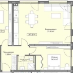 Тристаен апартамент в Пловдив, Остромила - 122 кв.м за 1084 €/кв.м - Снимка #1