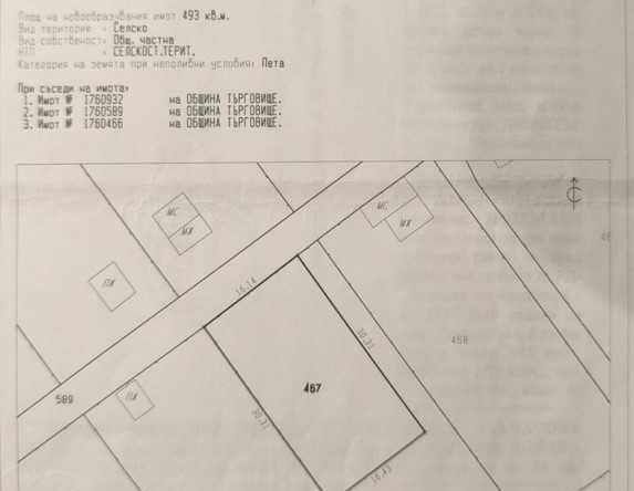 Парцел в Търговище, Боровец - 493 кв.м за 17 €/кв.м - Снимка #1
