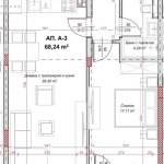 Двустаен апартамент в Пловдив, Остромила - 68 кв.м за 660 €/кв.м - Снимка #1