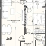 Двустаен апартамент в Пловдив, Тракия - 80 кв.м за 1393 €/кв.м - Снимка #1