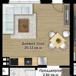 Едностаен апартамент в Пловдив, Остромила - 46 кв.м за 1189 €/кв.м - Снимка #1