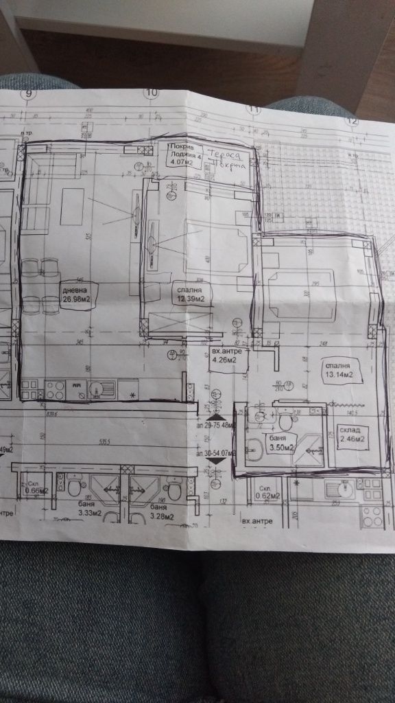 Тристаен апартамент в Пловдив, Коматевски възел - 85 кв.м за 1530 €/кв.м - Снимка #1