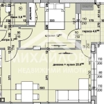 Двустаен апартамент в Стара Загора, Казански - 66 кв.м за 1300 €/кв.м - Снимка #1